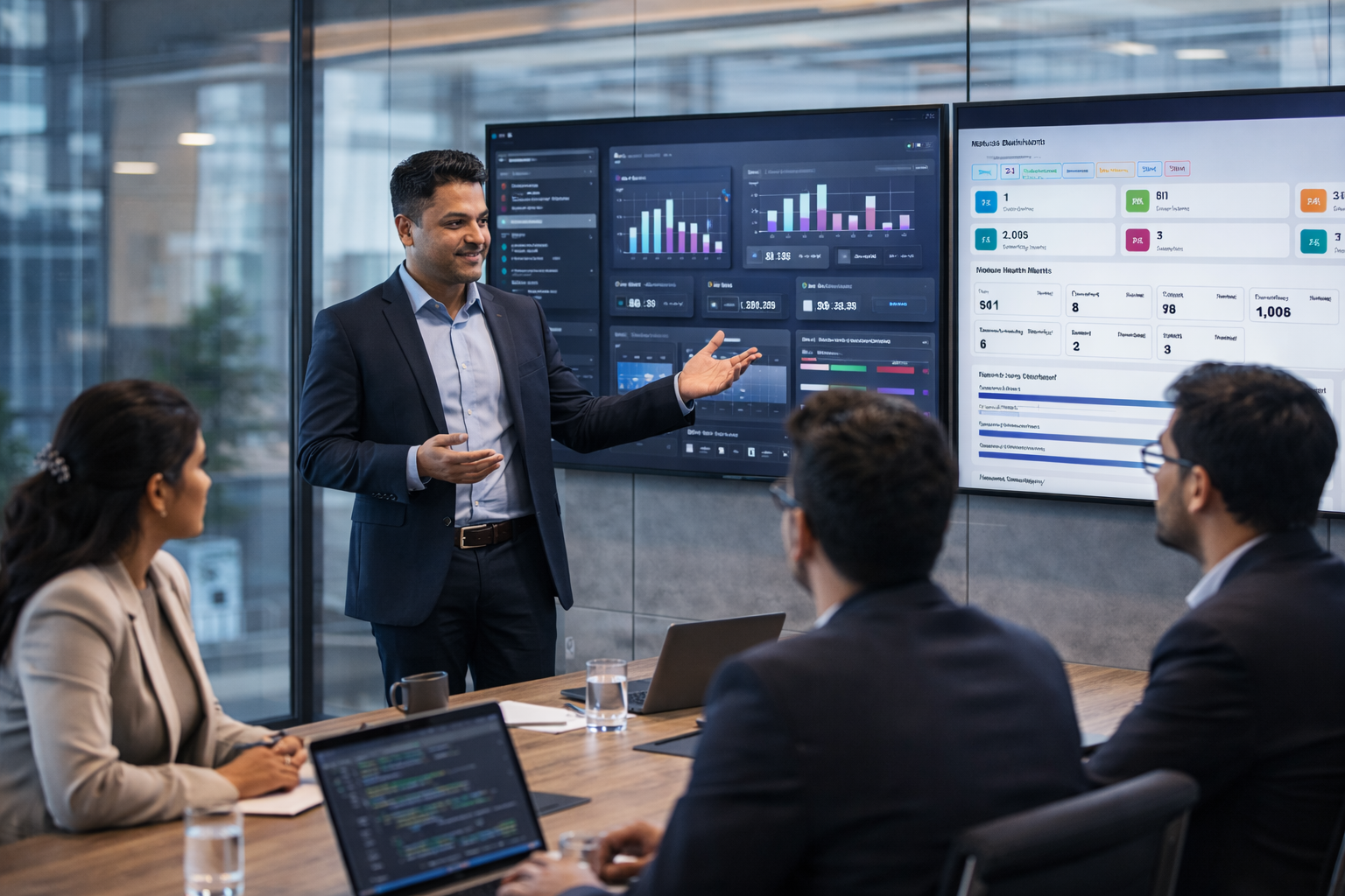 Aivora cloud ERP dashboard preview